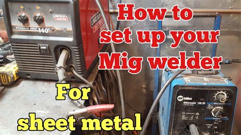 best mig welder for welding sheet metal|welder settings for sheet metal.